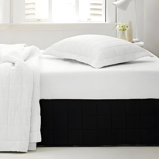 400TC Cotton Box Stitch Quilted Tailored Bed skirt