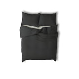 400TC Cotton Sateen Solid Fringe Duvet Cover Set