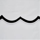400TC Applique Scalloped Embroidery Cotton Duvet Cover Set