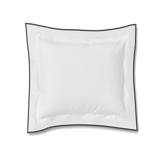 400TC Embroidery Cotton Sateen Solid Euro Sham