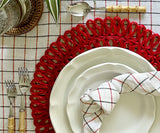 Linen Napkins - Grid Napkins Set of 4 & 8