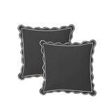 400TC Luxurious Scallop Embroidery & Border Cotton Euro Sham