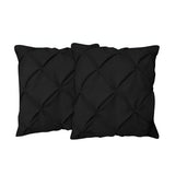 400TC Cotton Pintuck Sateen Solid Euro Sham