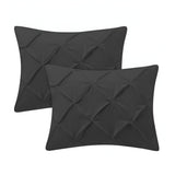 400TC Cotton Pintuck Sateen Solid Pillow Sham