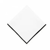 Single Embroidery Border Polycotton Napkins (Set of 4)
