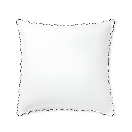 400TC Cotton Small Scallop Embroidery Euro Sham