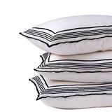 Smart Border 400TC Cotton Embroidery Sateen Solid Euro Pillow Sham