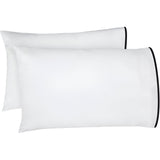 400TC Embroidery Cotton Sateen Solid Sheet Set
