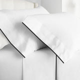 400TC Embroidery Cotton Sateen Solid Top Sheet