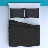 400TC Luxurious Triple Embroidery Sateen Solid Cotton Sheet Set