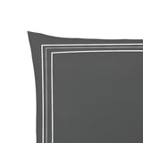 400TC Cotton Classic Luxurious Embroidery Sateen Solid Pillow Sham