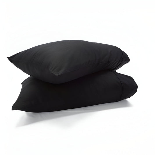 400TC Sateen Cotton Solid Pillowcases (Set Of 2)