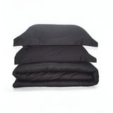 400TC Sateen Solid Cotton Round Duvet Cover Set