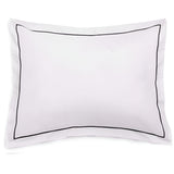 400TC Single Embroidery Sateen Solid Cotton Round Duvet Cover Set