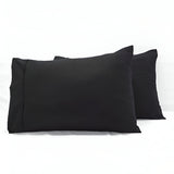 400TC Sateen Cotton Solid Pillowcases (Set Of 2)