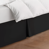 400TC Sateen Solid Cotton Wrap Around Tailored Bed Skirt