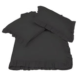 400TC Cotton Sateen Ruffle Duvet Cover Set