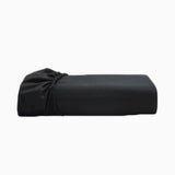 400TC Luxurious Single Embroidery Sateen Solid Cotton Fitted Sheet
