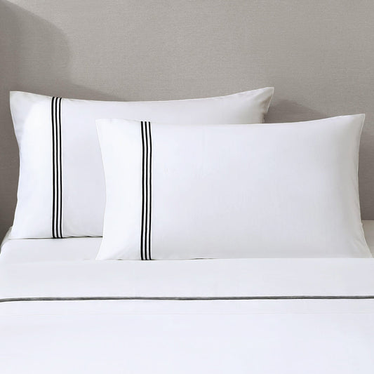 Triple Luxe Sateen Sheet Set | Hotel Collection Black