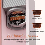 Ciarra BloomBox Espresso Machine 15 Bar Pump, Eco-Friendly Capsule-Free