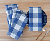 Blue Gingham Napkins Set of 6