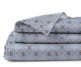 Printed Linen Sheet Set – 100% Linen Bedding