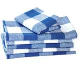 Blue Gingham Napkins Set of 6
