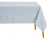Pinstripe Striped Tablecloth