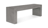 Lazarus Outdoor Bench Dark Grey