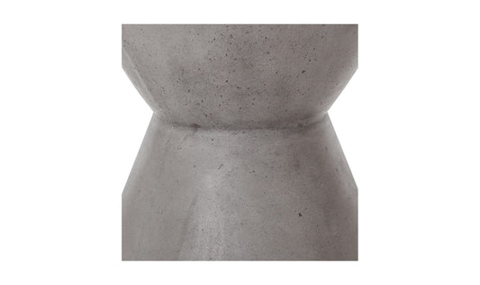 Hourglass Outdoor Stool Grey
