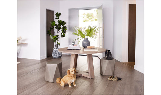 Gem Outdoor Stool Grey