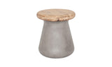 Earthstar Outdoor Stool Dark Grey