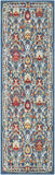 Neola Navy Blue Damask Area Rug