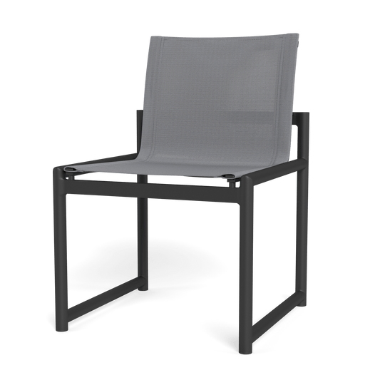 Breeze XL Aluminum Armless Dining Chair