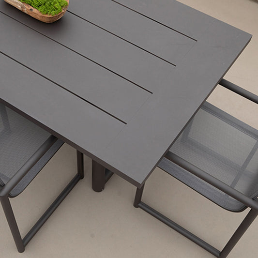 Breeze XL Aluminum Dining Table 79"