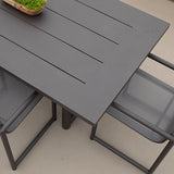 Breeze XL Aluminum Dining Table 79"
