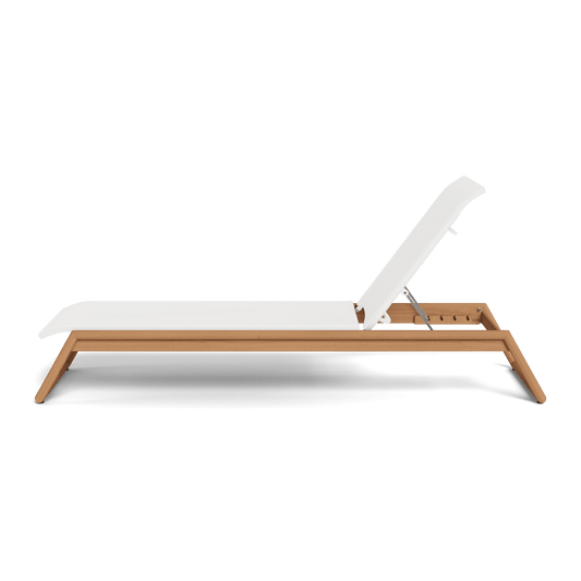 Breeze Xl Teak Stacking Sun Lounge