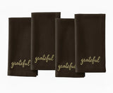 Grateful Embroidered Napkins