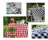 Cotton Tablecloths - Plaid Cloth Tablecloths