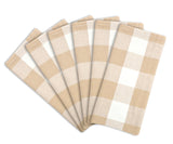 Cotton Napkins - Plaid Cloth Napkins