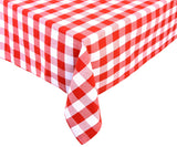 Red and White Checkered Tablecloth