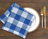 Blue Gingham Napkins Set of 6