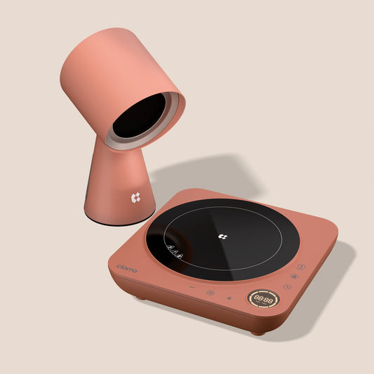 Ciarra Kitchen CookVent Duo : Donut Induction Cooktop & HOOD TO GO