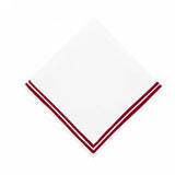 Double Embroidery Border Cotton Napkins (Set of 4)