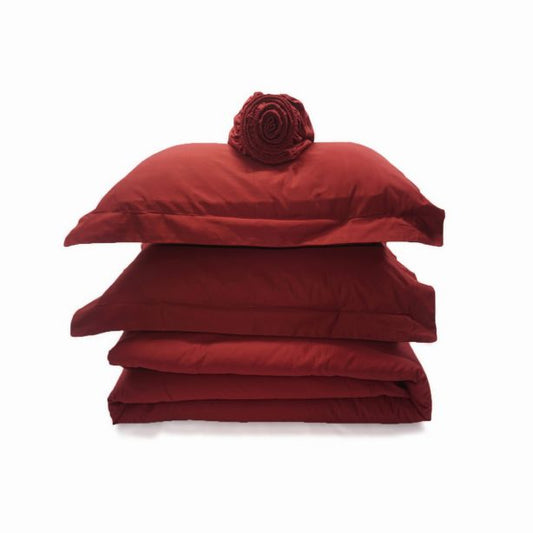 400TC Cotton Sateen Solid Bedding Bundle