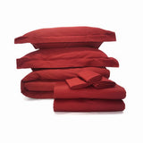 400TC Cotton Sateen Solid All-In Bedding Bundle