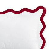 400TC Applique Scalloped Embroidery Cotton Euro Sham