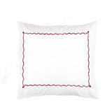Ava 400TC Cotton Scallop Embroidery Sateen Solid Pillow Sham