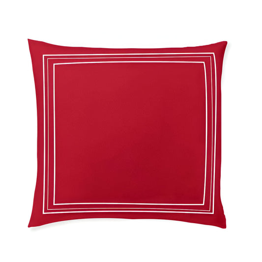400TC Cotton Classic Luxurious Embroidery Sateen Solid Euro Sham
