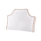 Cotton Cover Foam Headboard In Embroidery Border